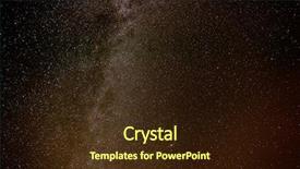  Presentation with night stars - PPT theme having milky way stars in summer background and a wine colored foreground