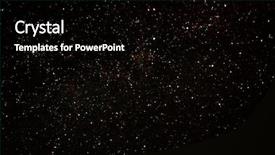  Presentation with space stars - Amazing slides having milky way stars backdrop and a black colored foreground