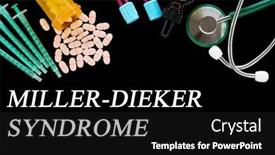  Presentation with disease - Slides enhanced with miller-dieker-syndrome-text background and a black colored foreground