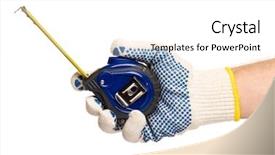  Presentation with hologram mesh human male - PPT layouts enhanced with millimeter - male hand wearing working cotton background and a white colored foreground