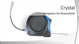  Presentation with measurement - Amazing PPT theme having millimeter - single yardstick measurement isolated backdrop and a white colored foreground