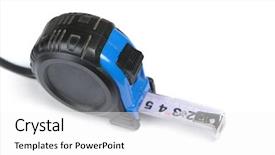  Presentation with measurement - Colorful PPT layouts enhanced with millimeter - single yardstick measurement isolated backdrop and a white colored foreground