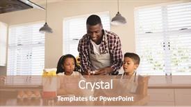  Presentation with african american children - Amazing slide set having millk tray - front view of african american backdrop and a coral colored foreground