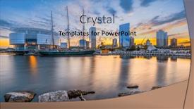  Presentation with wisconsin - PPT theme consisting of milwaukee-wisconsin-usa-downtown-city background and a teal colored foreground