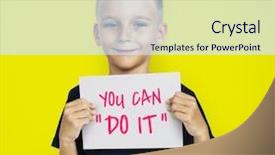  Presentation with iran - Beautiful theme featuring minarets of qom in iran backdrop and a sky blue colored foreground