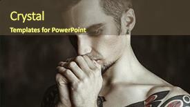  Presentation with yoga and meditation - Beautiful slide deck featuring mind body - yoga yoga master practicing yoga backdrop and a tawny brown colored foreground