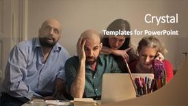  Presentation with mind - Cool new theme with mind family - desperation in the office backdrop and a coral colored foreground