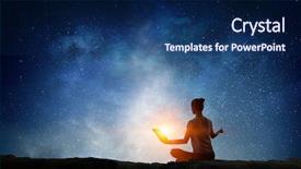  Presentation with positivity - Audience pleasing theme consisting of mindfulness meditation - trying to concentrate on positivity backdrop and a  colored foreground