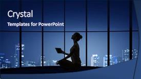  Presentation with positivity - Theme consisting of mindfulness meditation - trying to concentrate on positivity background and a  colored foreground