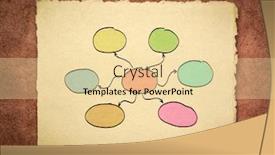  Presentation with flowchart - Audience pleasing slide deck consisting of mindmap-or-network-concept-blank backdrop and a blonde colored foreground