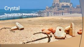  Presentation with mineral processing - Amazing presentation theme having mineral processing - ancient anchor and the processed backdrop and a  colored foreground