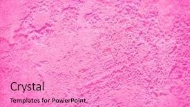  Presentation with cracked concrete vintage wall - Beautiful presentation theme featuring mineral processing - pink wall concrete texture cement backdrop and a  colored foreground