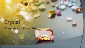  Presentation with set of different dental tools - PPT theme featuring mineralogy - background with set of many background and a yellow colored foreground