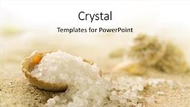  Presentation with crystal - Cool new presentation with minerals crystal - sea salt backdrop and a white colored foreground
