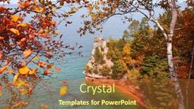  Presentation with national - Cool new PPT layouts with miners-castle-point-in-pictured backdrop and a tawny brown colored foreground