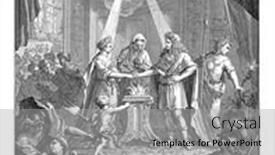  Presentation with prosperity - Beautiful slide set featuring minerva-and-prosperity-sit backdrop and a light gray colored foreground