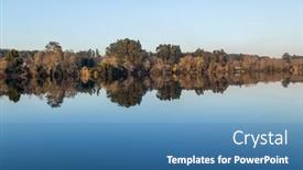  Presentation with border - Slide set consisting of minho-river-the-natural-border background and a teal colored foreground