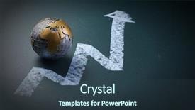  Presentation with data protection globe - PPT layouts enhanced with mini globe with the arrow background and a  colored foreground