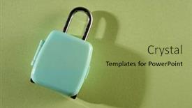  Presentation with luggage - Cool new presentation design with mini-luggage-at-green-backbround backdrop and a yellow colored foreground