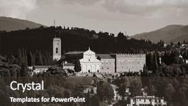  Presentation with black history month - Presentation consisting of miniato al monte stands atop background and a dark gray colored foreground