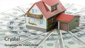  Presentation with house - Audience pleasing presentation consisting of miniature house and money buying backdrop and a  colored foreground