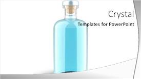  Presentation with spirits - Theme enhanced with miniature-spirits-liquor-bottle-mock background and a white colored foreground