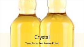  Presentation with history earth globe isolated white - PPT theme having minibar bottles isolated on white background and a yellow colored foreground