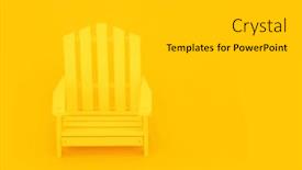  Presentation with yellow color - Slide deck featuring minimal-color-composition-with-wooden background and a light gray colored foreground