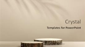  Presentation with promotion - Presentation with minimal-modern-product-display background and a soft green colored foreground