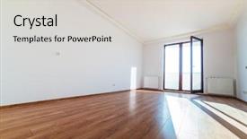  Presentation with renovation - Beautiful presentation theme featuring minimalism paint - apartment interior with wooden floor backdrop and a light gray colored foreground