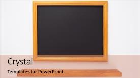  Presentation with picture frame - Presentation design with minimalism paint - photo picture frame on white background and a coral colored foreground