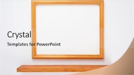  Presentation with white gold picture of wedding - Presentation theme featuring minimalism paint - photo picture frame on white background and a white colored foreground