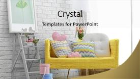  Presentation with living room - Theme having minimalism paint - stylish living room background and a white colored foreground