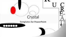  Presentation with minimalistic - Cool new PPT theme with minimalistic-conceptual-image-representing-creativity backdrop and a white colored foreground