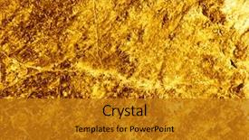  Presentation with gold mining - PPT layouts featuring mining - gold ore background and a gold colored foreground