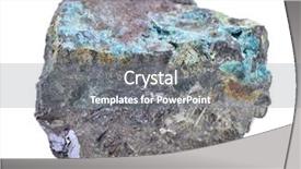  Presentation with mining engineering - Beautiful slides featuring mining engineering - iron ore isolated on white backdrop and a gray colored foreground