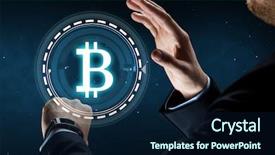  Presentation with hologram - Cool new PPT theme with  backdrop and a  colored foreground