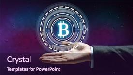  Presentation with hologram - Colorful presentation theme enhanced with  backdrop and a  colored foreground