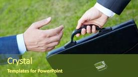  Presentation with black babies hands and feet in black human hands - Presentation theme with minister - photo of human hands giving background and a tawny brown colored foreground