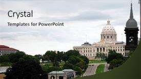  Presentation with paul - Slides enhanced with the republican national convention background and a sky blue colored foreground