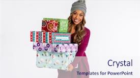  Presentation with african american and baby - Beautiful slides featuring minority athlete - gorgeous african american model posing backdrop and a sky blue colored foreground