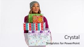  Presentation with elementary school female career day african american - PPT layouts featuring minority athlete - gorgeous african american model posing background and a  colored foreground