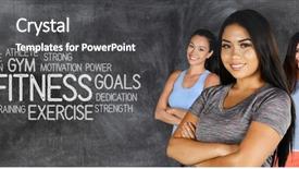  Presentation with women - Presentation enhanced with minority athlete - group of young women working background and a dark gray colored foreground