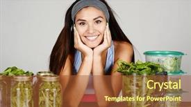 Presentation with doing the right thing - Amazing slide set having minority athlete - woman doing meal prep backdrop and a red colored foreground