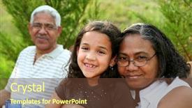  Presentation with hvac minority - Beautiful presentation theme featuring minority couple at their home backdrop and a tawny brown colored foreground