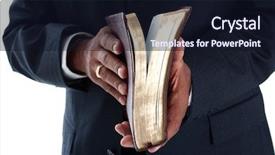  Presentation with pastor - Amazing slides having minority pastor set backdrop and a wine colored foreground