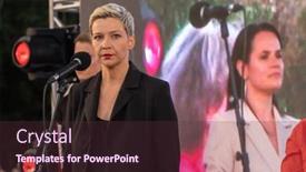  Presentation with elections - Theme featuring minsk-belarus-july-30-2020 background and a tawny brown colored foreground