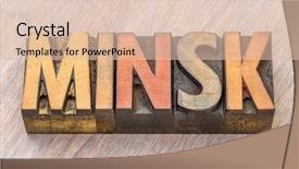  Presentation with abstract - Audience pleasing PPT layouts consisting of minsk word abstract in vintage backdrop and a  colored foreground