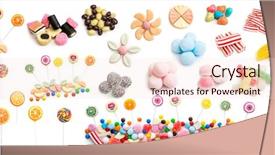  Presentation with chocolate milk - PPT theme consisting of collage of white and milk background and a cream colored foreground