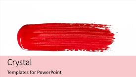  Presentation with paint - Cool new presentation design with minus painted with a red backdrop and a red colored foreground